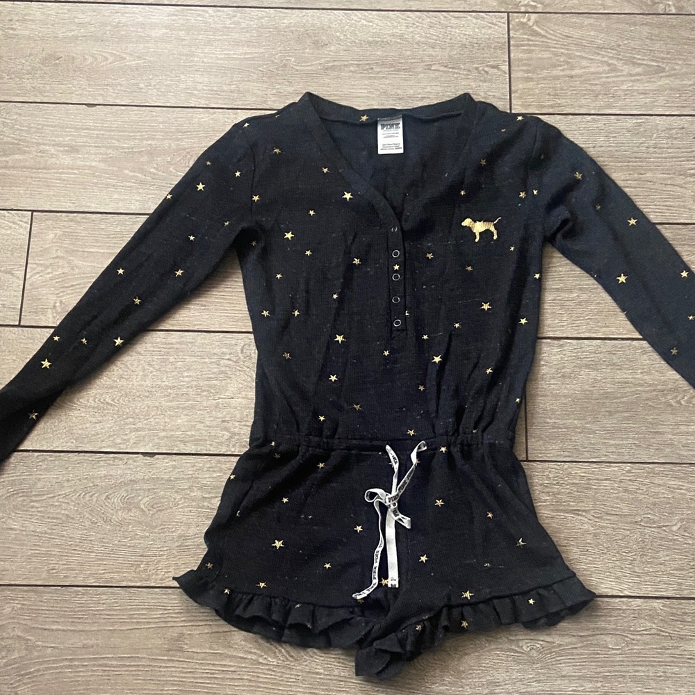 PINK Victoria's Secret Black Sleepwear jumper